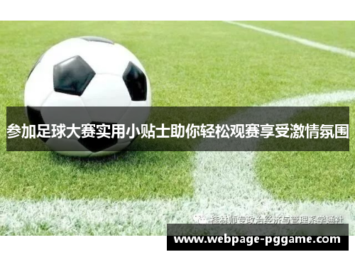 参加足球大赛实用小贴士助你轻松观赛享受激情氛围